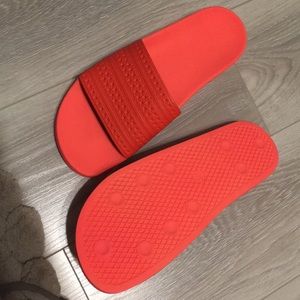 adidas Shoes - Adidas Adilette Slides - solar red adidas Shoes - Adidas Adilette Slides - solar red